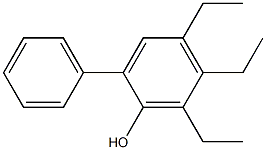 4,5,6-Triethyl-2-phenylphenol 结构式