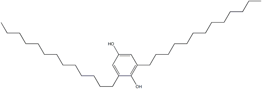 2,6-Ditridecylhydroquinone Structure