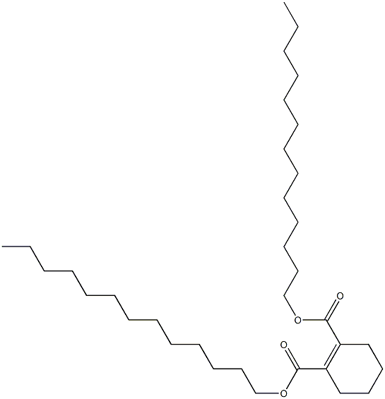 1-Cyclohexene-1,2-dicarboxylic acid ditridecyl ester Structure