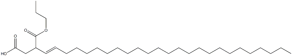 3-(1-Pentacosenyl)succinic acid 1-hydrogen 4-propyl ester|