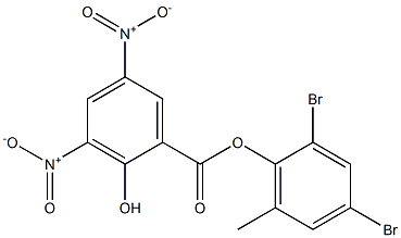 3,5-Dinitrosalicylic acid 2,4-dibromo-6-methylphenyl ester|