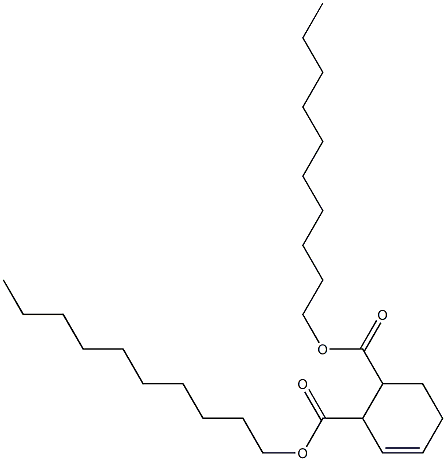 5-Cyclohexene-1,2-dicarboxylic acid didecyl ester Structure