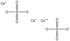 Cesium cobalt(II) sulfate Structure