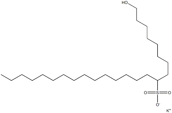  1-Hydroxytetracosane-9-sulfonic acid potassium salt