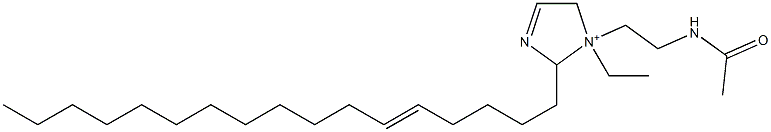 1-[2-(Acetylamino)ethyl]-1-ethyl-2-(5-heptadecenyl)-3-imidazoline-1-ium|