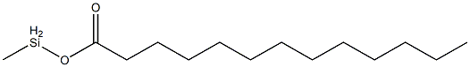 Tridecanoic acid methylsilyl ester,,结构式