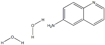 6-アミノキノリン·2水和物 化学構造式