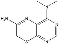 4-(Dimethylamino)-7H-pyrimido[4,5-b][1,4]thiazin-6-amine 结构式
