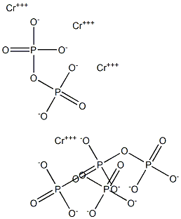クロム(III)ジホスファート 化学構造式