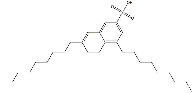 4,7-Dinonyl-2-naphthalenesulfonic acid Structure