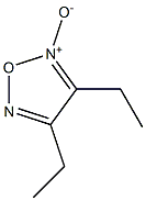 3,4-ジエチルフラザン2-オキシド 化学構造式