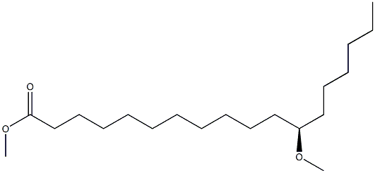 [R,(+)]-12-Methoxystearic acid methyl ester Structure