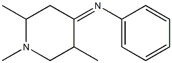 1,2,5-Trimethyl-4-(phenylimino)piperidine,,结构式