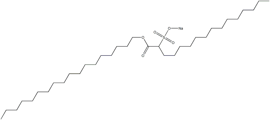  2-(Sodiosulfo)hexadecanoic acid octadecyl ester