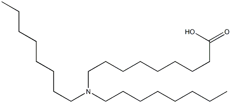 9-(Dioctylamino)nonanoic acid Structure