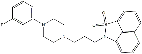 2-[3-[4-(3-Fluorophenyl)-1-piperazinyl]propyl]-2H-naphth[1,8-cd]isothiazole 1,1-dioxide|