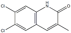 6,7-Dichloro-3-methylquinolin-2(1H)-one Structure