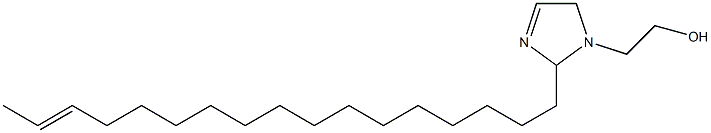 2-(15-Heptadecenyl)-3-imidazoline-1-ethanol,,结构式