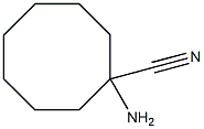 1-Amino-1-cyclooctanecarbonitrile Structure