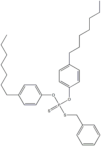 Dithiophosphoric acid O,O-bis(4-heptylphenyl)S-benzyl ester|