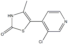 4-Methyl-5-(3-chloro-4-pyridyl)thiazol-2(3H)-one