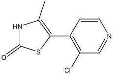 4-Methyl-5-(3-chloro-4-pyridyl)thiazol-2(3H)-one|