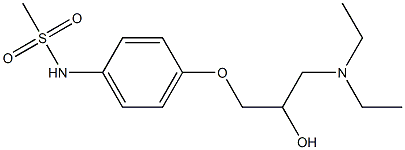 N-[4-(3-Diethylamino-2-hydroxypropyloxy)phenyl]methanesulfonamide