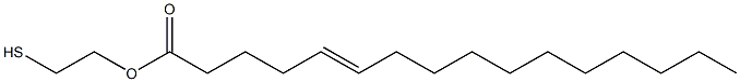 5-Hexadecenoic acid 2-mercaptoethyl ester Struktur