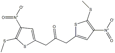 2-Methylthio-3-nitrothiophen-5-yl(methyl) ketone