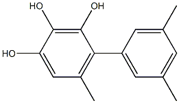 4-(3,5-Dimethylphenyl)-5-methylbenzene-1,2,3-triol|