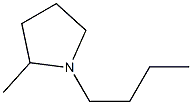 1-Butyl-2-methylpyrrolidine,,结构式