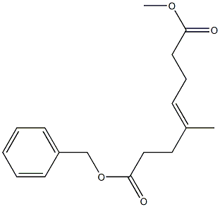 4-Methyl-4-octenedioic acid 1-benzyl 8-methyl ester
