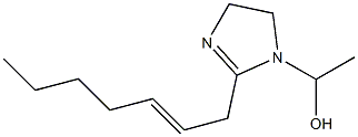 1-(1-Hydroxyethyl)-2-(2-heptenyl)-2-imidazoline Structure