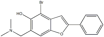  4-Bromo-6-(dimethylaminomethyl)-2-phenylbenzofuran-5-ol