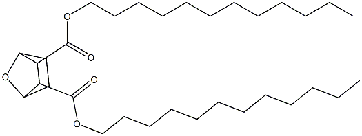 7-Oxabicyclo[2.2.1]heptane-2,3-dicarboxylic acid didodecyl ester Structure
