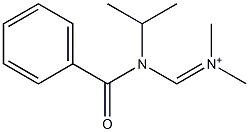 Dimethyl[[benzoyl(isopropyl)amino]methylene]aminium