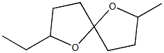 2-Ethyl-7-methyl-1,6-dioxaspiro[4.4]nonane Structure