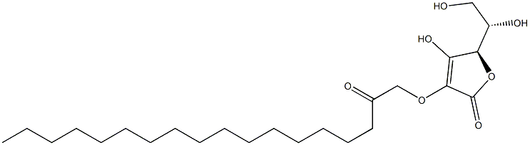 2-O-(2-Oxooctadecyl)-L-ascorbic acid Struktur