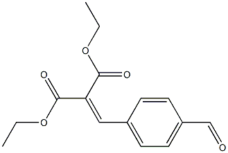 (4-Formylbenzylidene)malonic acid diethyl ester Structure