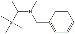 N-Benzyl-N-methyl-1-(trimethylsilyl)ethylamine Struktur
