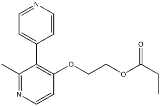 Propionic acid 2-[(2-methyl-3,4'-bipyridin-6-yl)oxy]ethyl ester