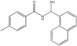 N-[Hydroxy(1-naphtyl)methyl]-4-methylbenzamide,,结构式