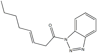1-(3-Octenoyl)-1H-benzotriazole 结构式