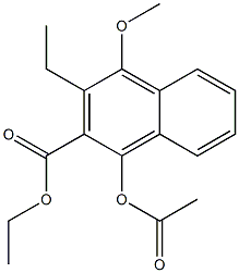 1-Acetoxy-2-(ethoxycarbonyl)-3-ethyl-4-methoxynaphthalene|