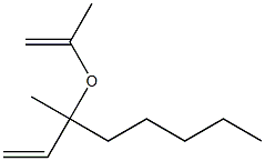 2,4-Dimethyl-4-pentyl-3-oxa-1,5-hexadiene Structure