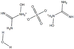 Hydroxyguanidinium sulphate hydrate,,结构式