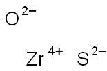 Zirconium(IV) oxidesulfide,,结构式