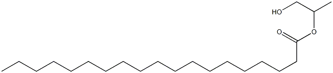 Nonadecanoic acid 2-hydroxy-1-methylethyl ester,,结构式