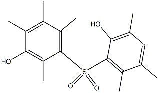 2',3-Dihydroxy-2,3',4,5,5',6,6'-heptamethyl[sulfonylbisbenzene] Structure