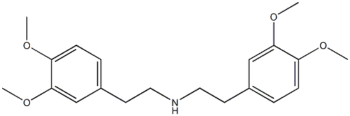 N-[2-(3,4-Dimethoxyphenyl)ethyl]-3,4-dimethoxybenzeneethanamine Structure